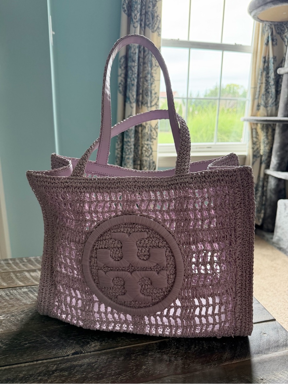 Tory Burch Small Ella Hand-Crocheted Tote